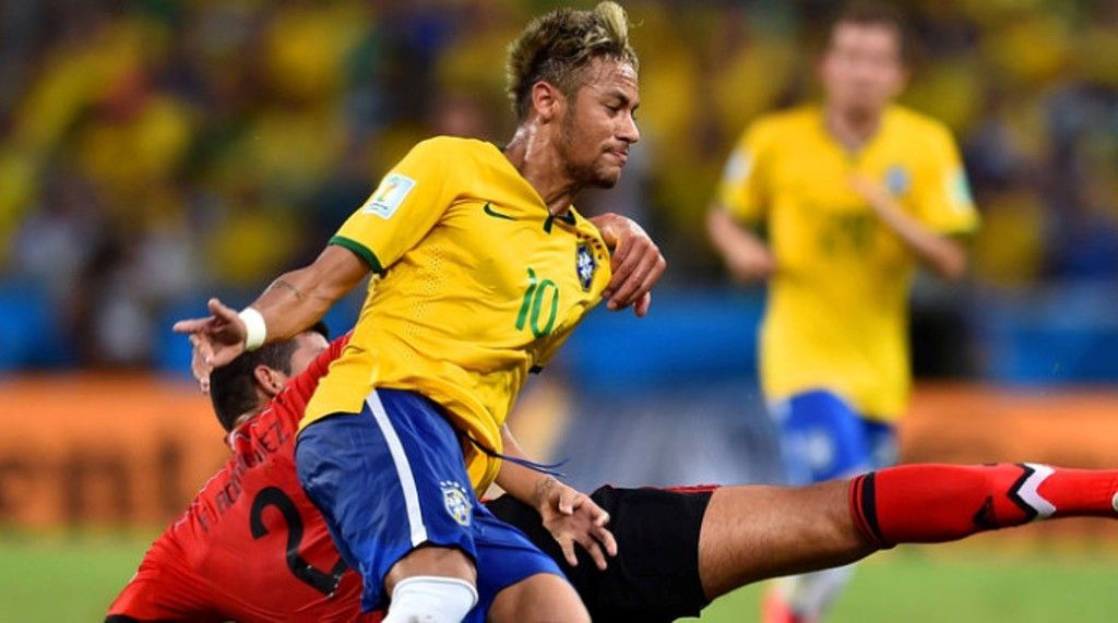 Neymar contro il Messico