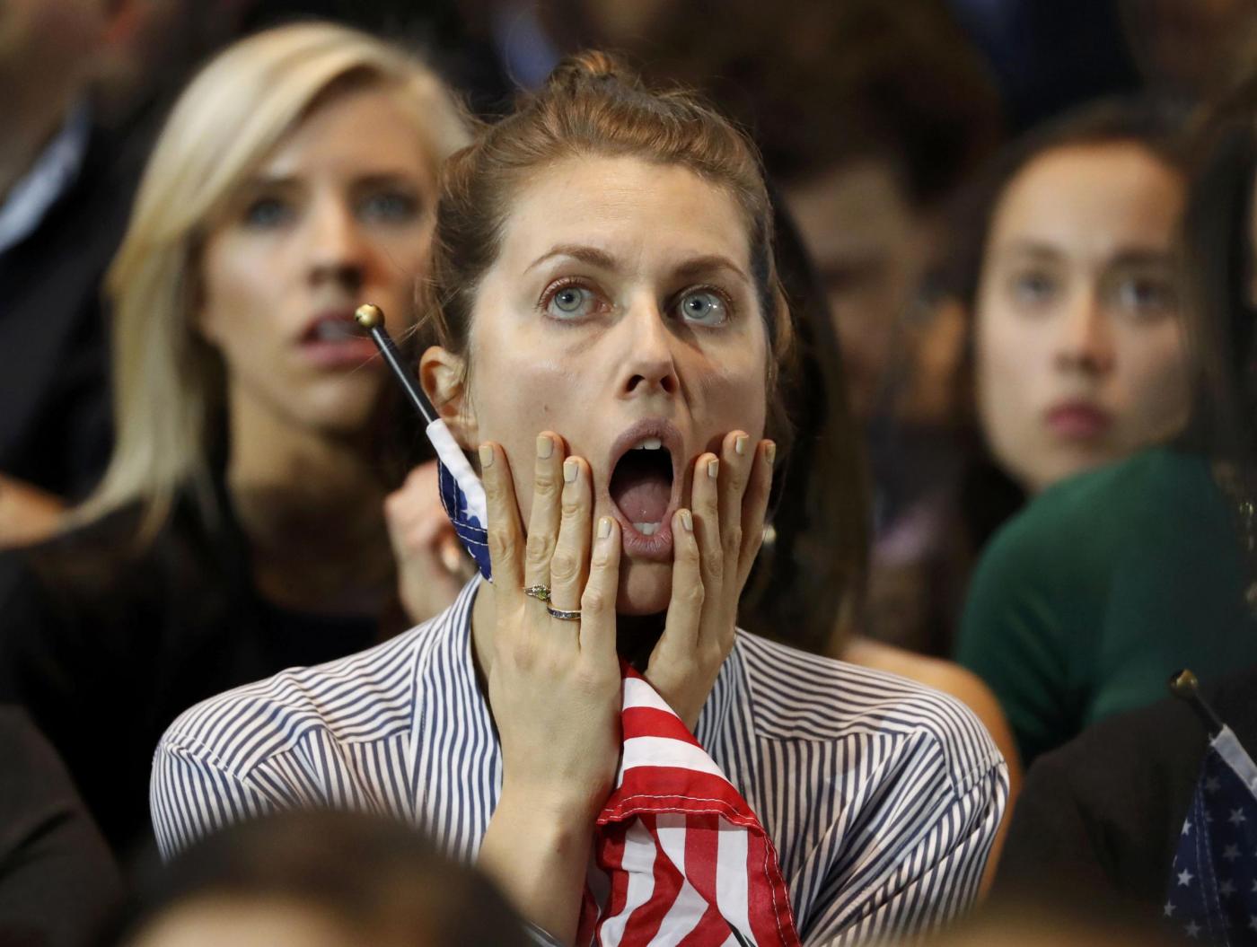 Usa 2016, i sostentori di Hillary Clinton a New York in attesa del risultato