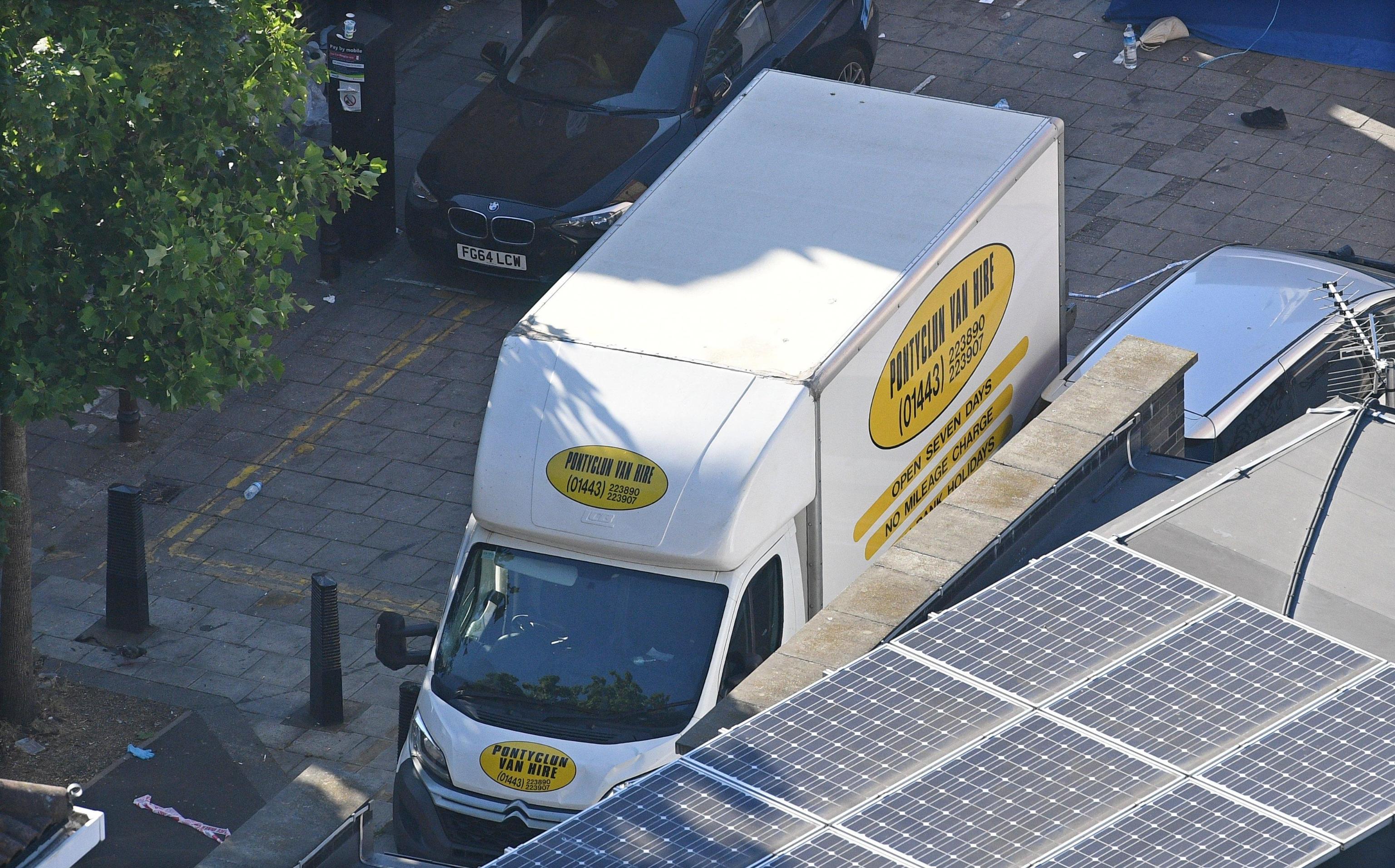 Van hits several pedestrians near Finsbury Park mosque in north London