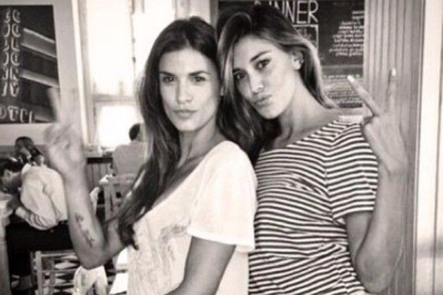 Elisabetta Canalis e Belen Rodriguez su Instagram