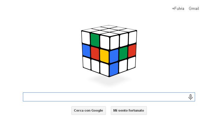 Google doodle: il cubo di Rubik interattivo per i 40 anni del ‘gioco’