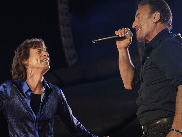 Rolling Stones Bruce Springsteen duetto Lisbona