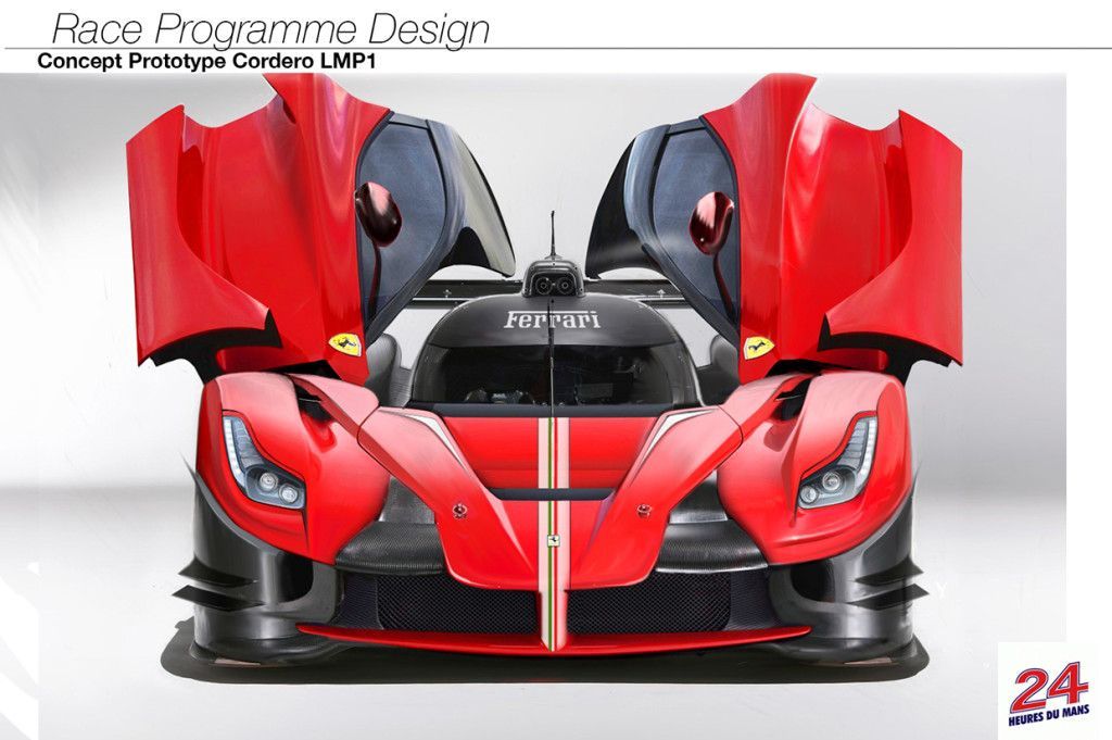 Ferrari LMP1: render dell’ipotetica vettura di Le Mans
