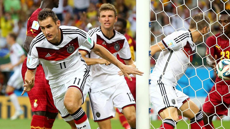 Mondiali 2014, Germania-Ghana 2-2: Klose salva la Germania