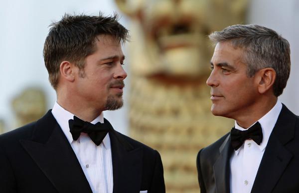 Brad Pitt testimone di nozze di George Clooney e Amal Alamuddin, in lizza anche Matt Demon