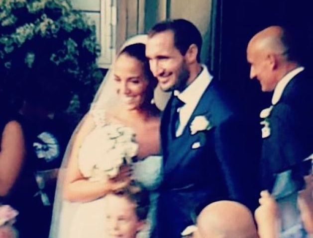 Giorgio Chiellini e Carolina Bonistalli sposi: celebrato il matrimonio del calciatore