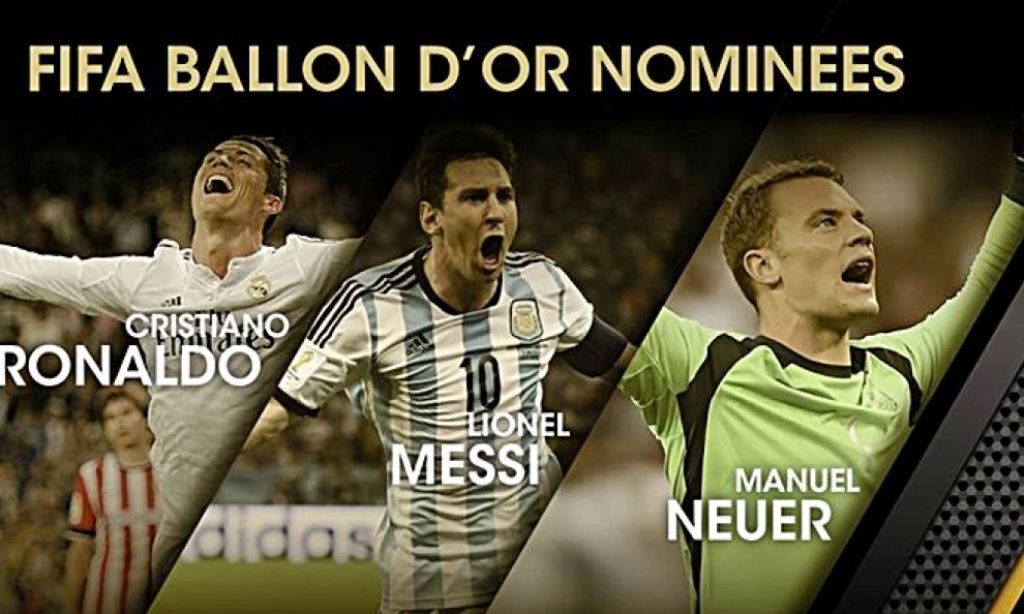 Pallone d’oro 2014: Messi, Ronando e Neuer i finalisti