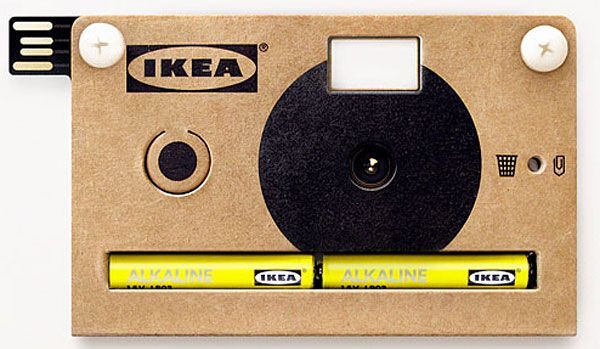 Fotocamera di cartone IKEA: la più economica digitale al mondo