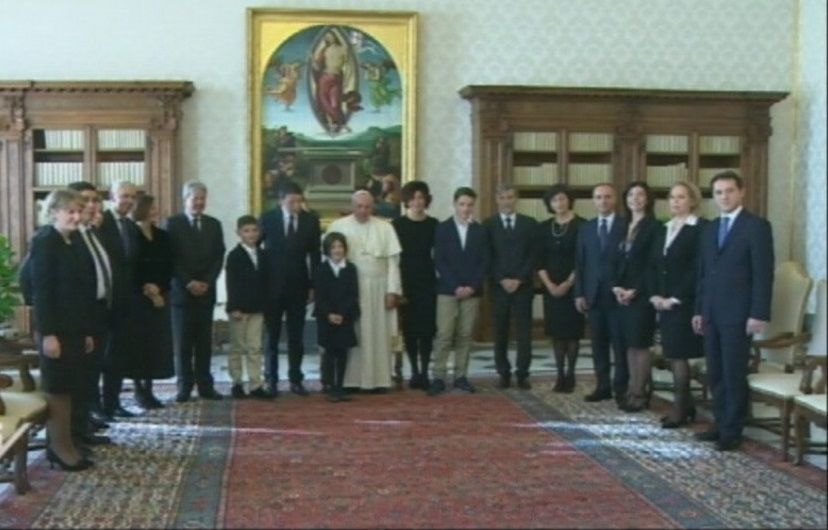 Matteo Renzi visita papa Francesco: prima udienza ufficiale in Vaticano