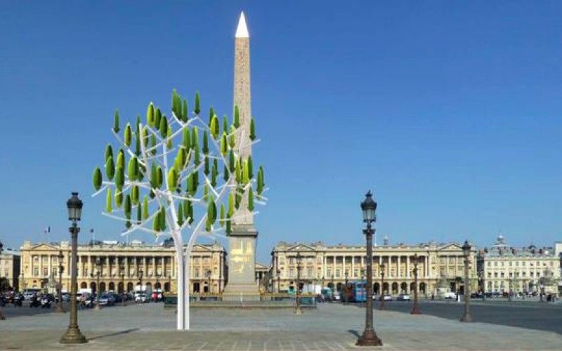 Albero a vento a Parigi: l’energia eolica camuffata nell’ambiente