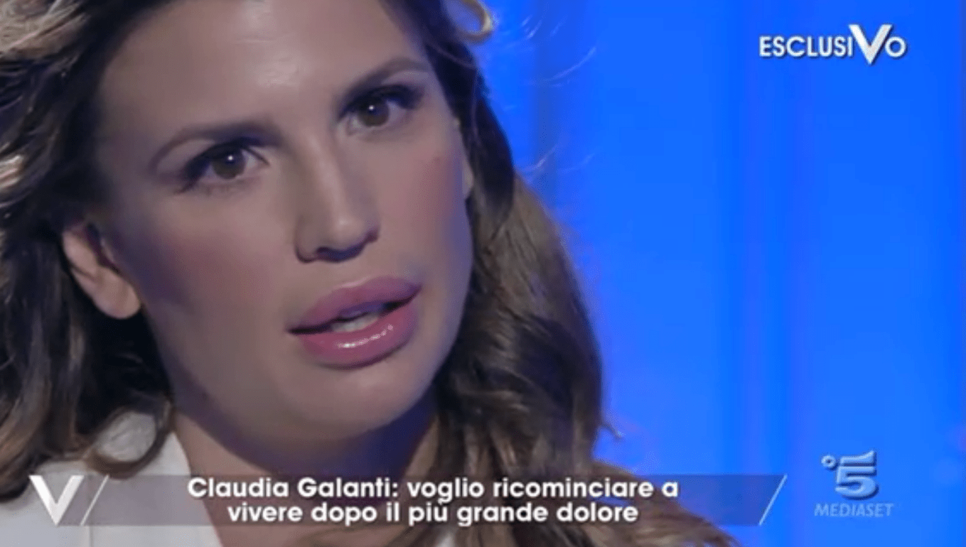 Claudia Galanti a Verissimo dopo la morte della figlia: ‘Ho pensato al suicidio’