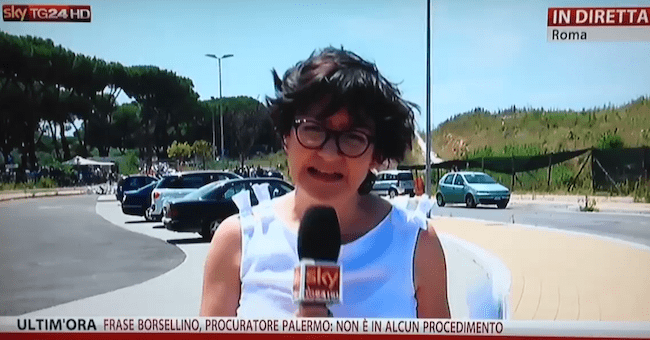 Giornalista Sky svenuta in diretta tv: colpo di calore per Silvana Aversa