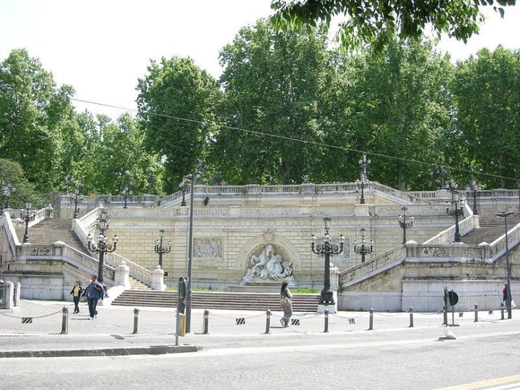 scalinata pincio parco montagnola bologna