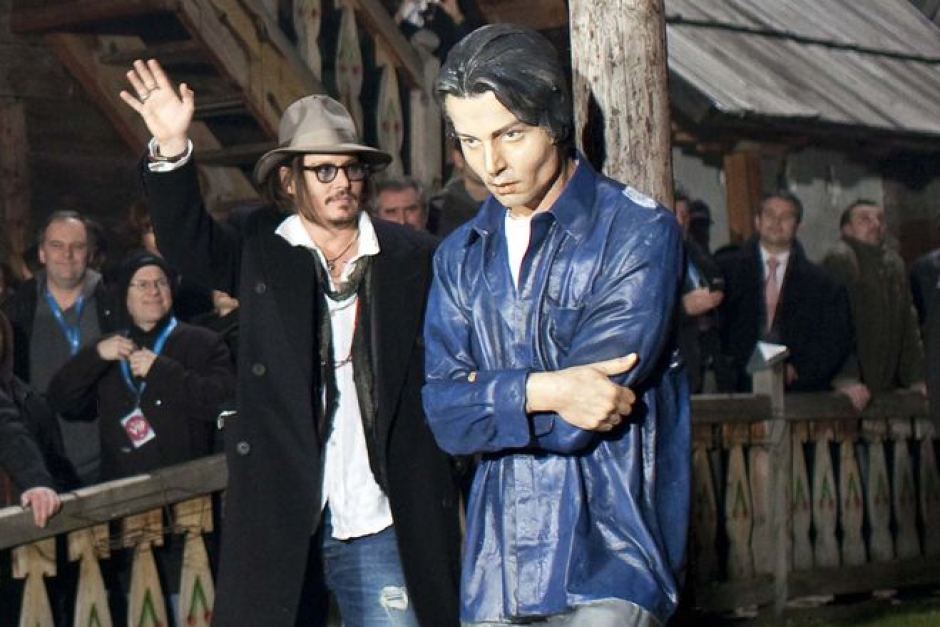Johnny Depp Black Jacket a grandezza naturale