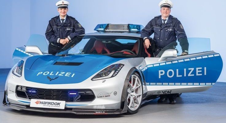 Chevrolet Corvette: il modello elaborato per la polizia tedesca