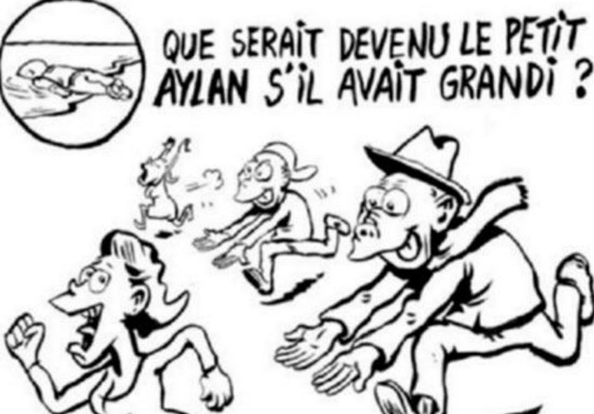 Charlie Hebdo deride Aylan e non è la prima volta