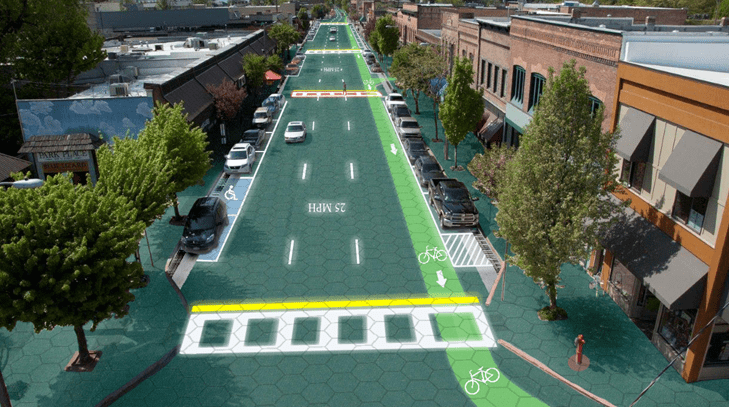 asfalto fotovoltaico in Francia