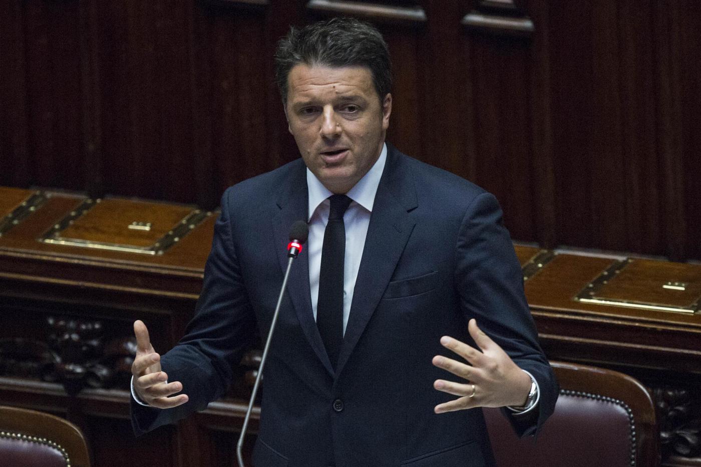 Camera dei Deputati Matteo Renzi al question time