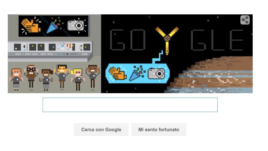 Google Doodle Juno Sonda NASA