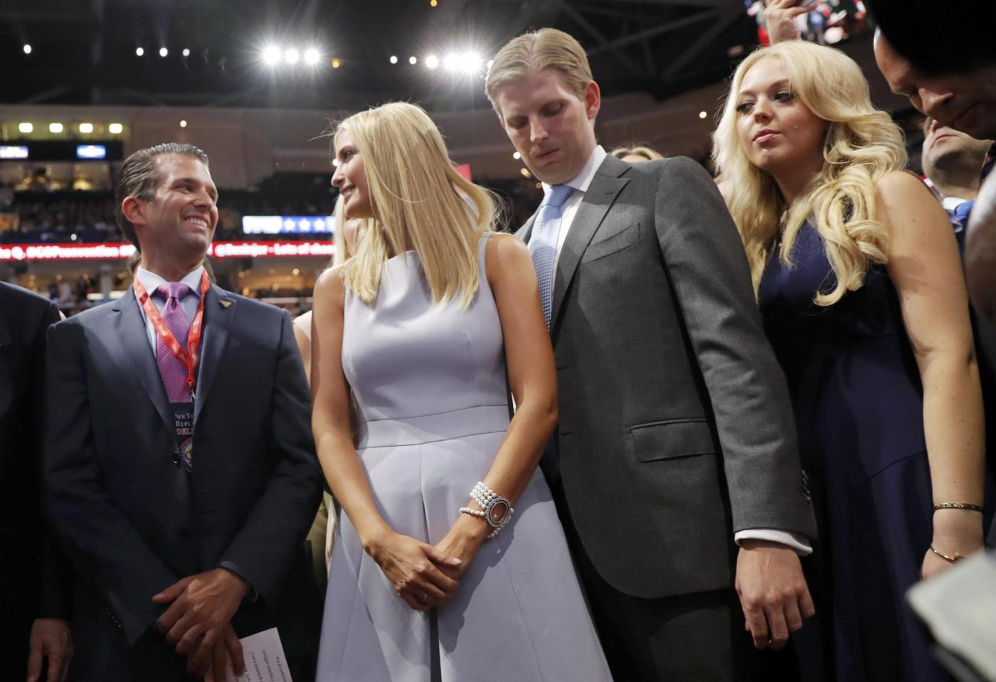 La famiglia Trump attende la nomination di Donald a candidato presidente