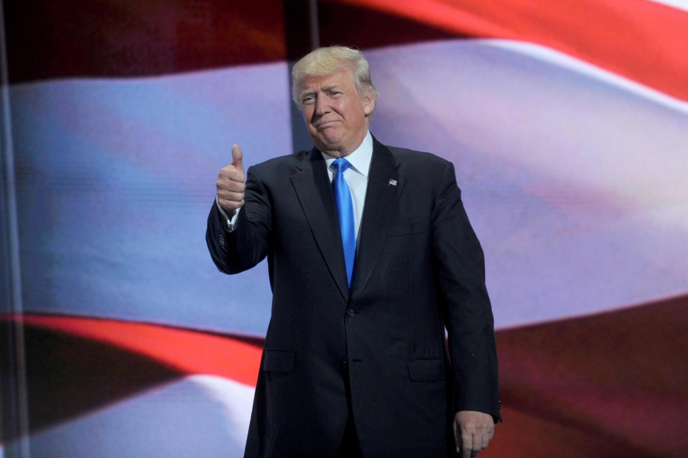 Donald Trump tiene un discorso il primo giorno della Convention nazionale repubblicana