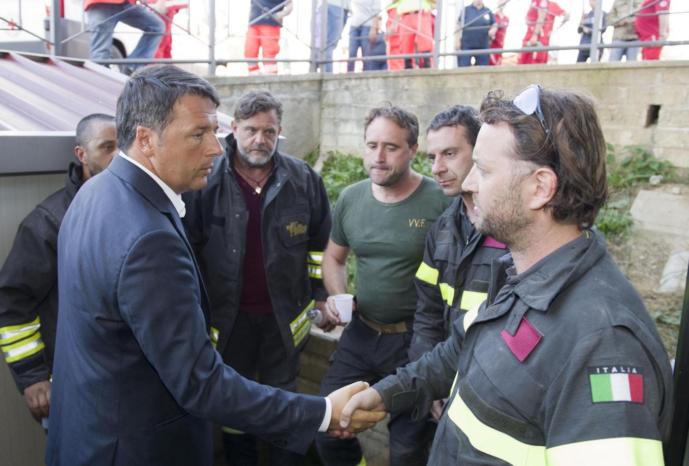 Terremoto in centro Italia: lMatteo Renzi visita le zone colpite dal sisma