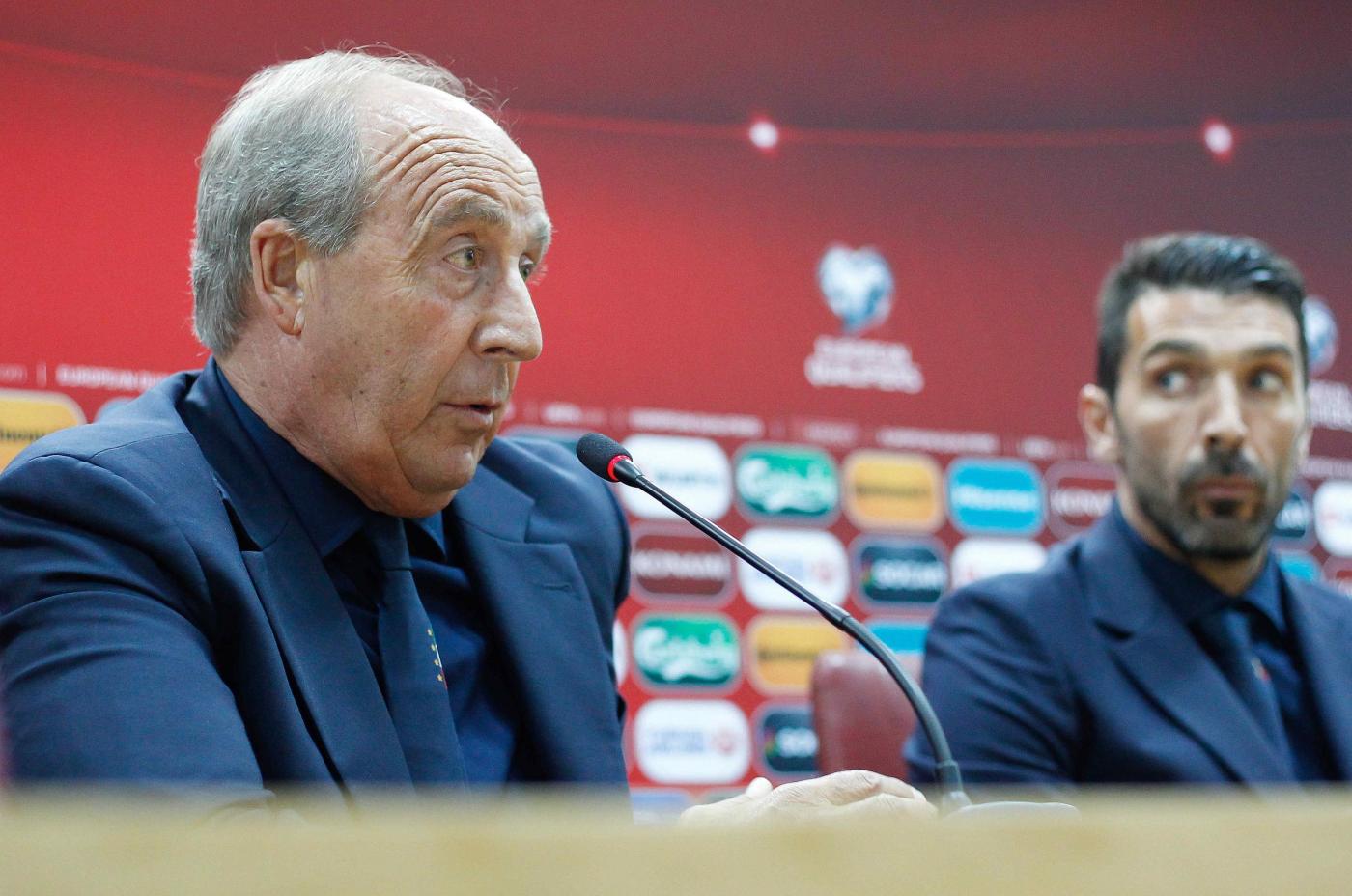 Macedonia, Conferenza Stampa di Mister Ventura e Buffon