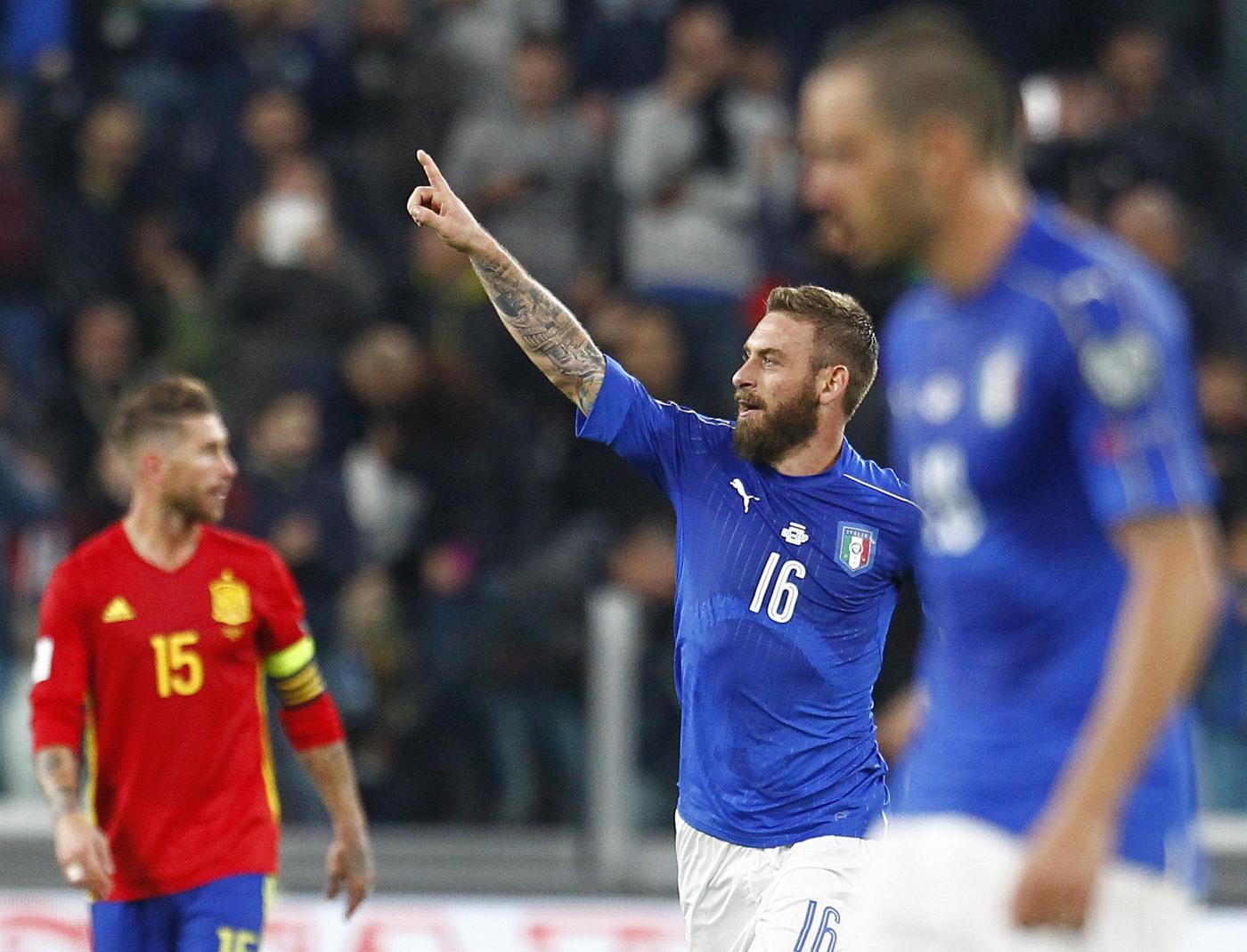 Italia vs Spagna Qualificazioni Mondiali Russia 2018