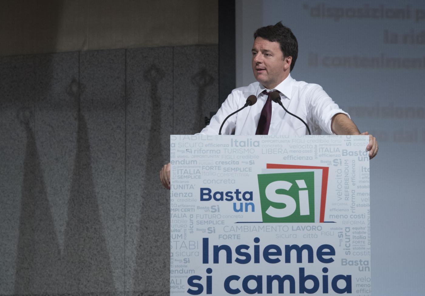Referendum costituzionale, Renzi: “Se vince il No niente governo tecnico o di scopo”