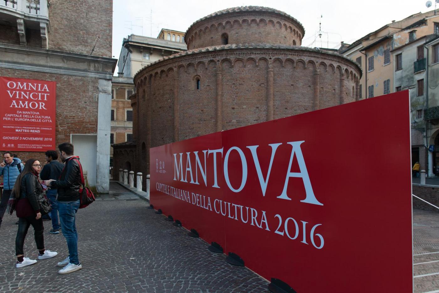 Visita del premier Matteo Renzi a Mantova