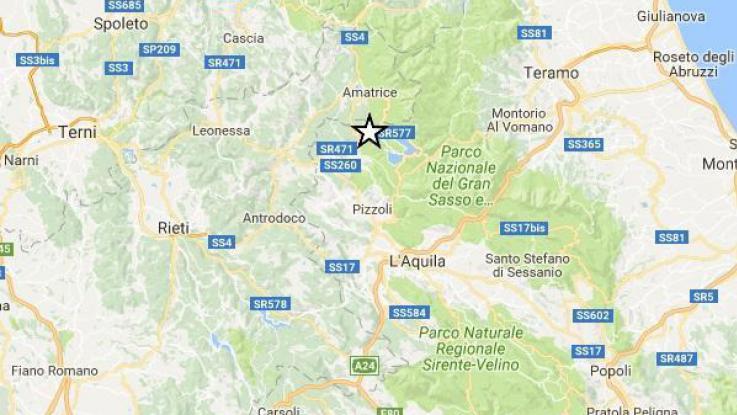 Terremoto vicino L'Aquila