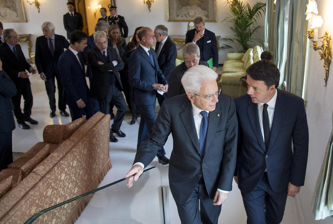 Quirinale, Mattarella riceve Presidente Renzi