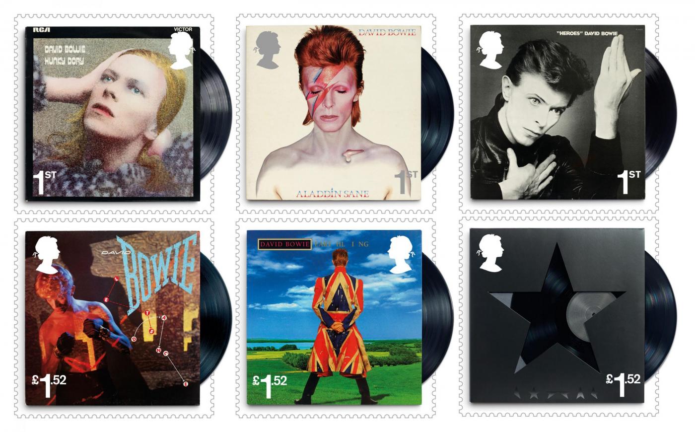 David Bowie francobolli