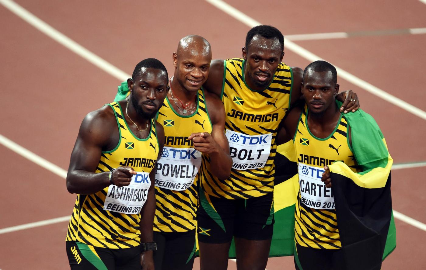Staffetta 4×100 Giamaica perde l’oro: il doping di Carter penalizza Bolt