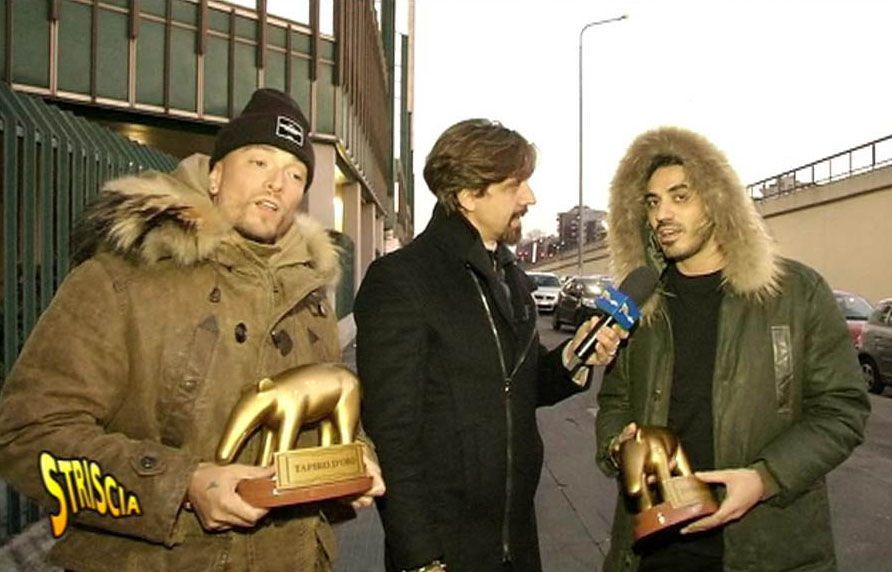 Tapiro d'oro Marracash Gué Pequeno Fedez