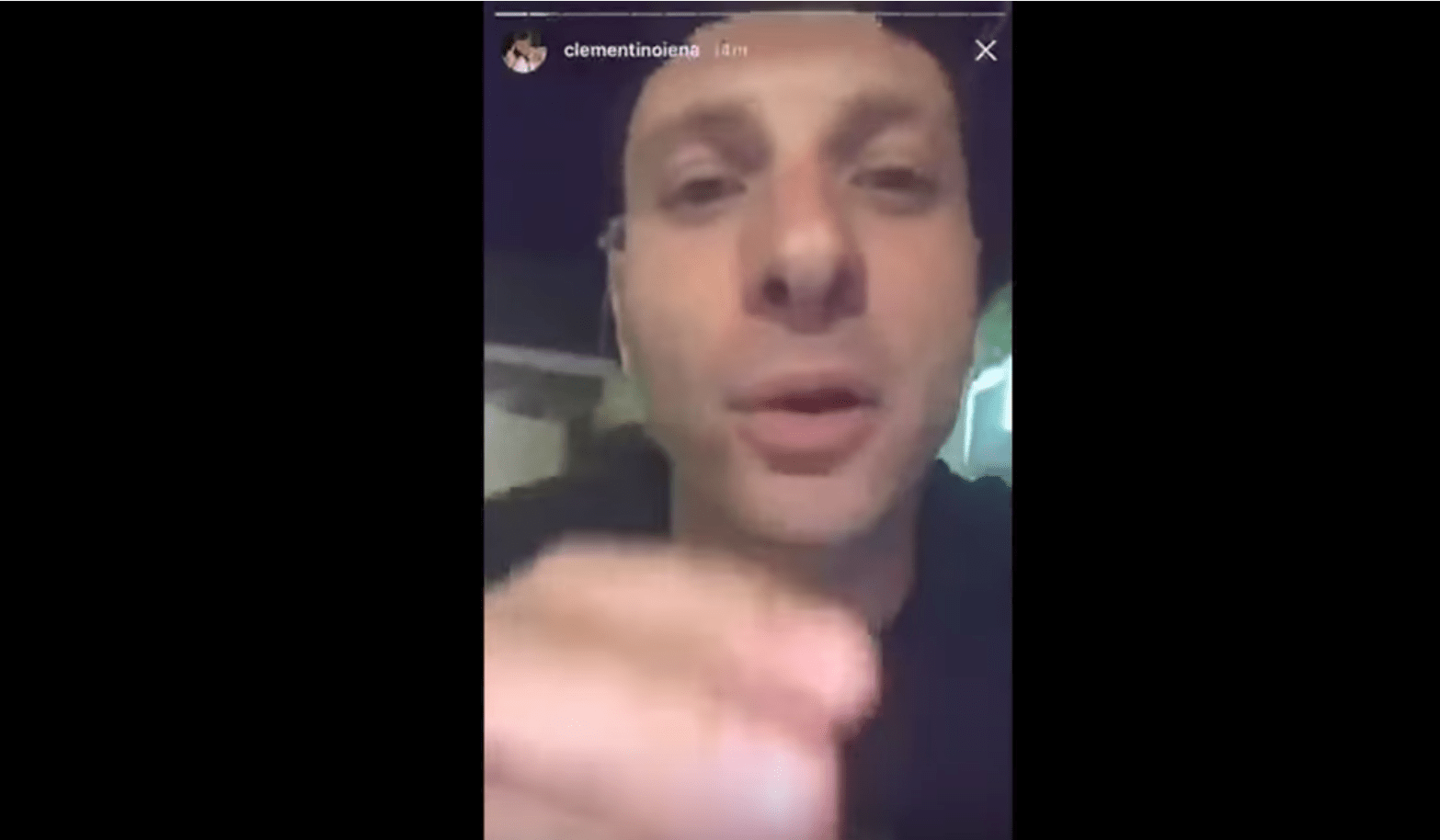 clementino si sfoga contro fedez e gianluca vacchi video instagram virale