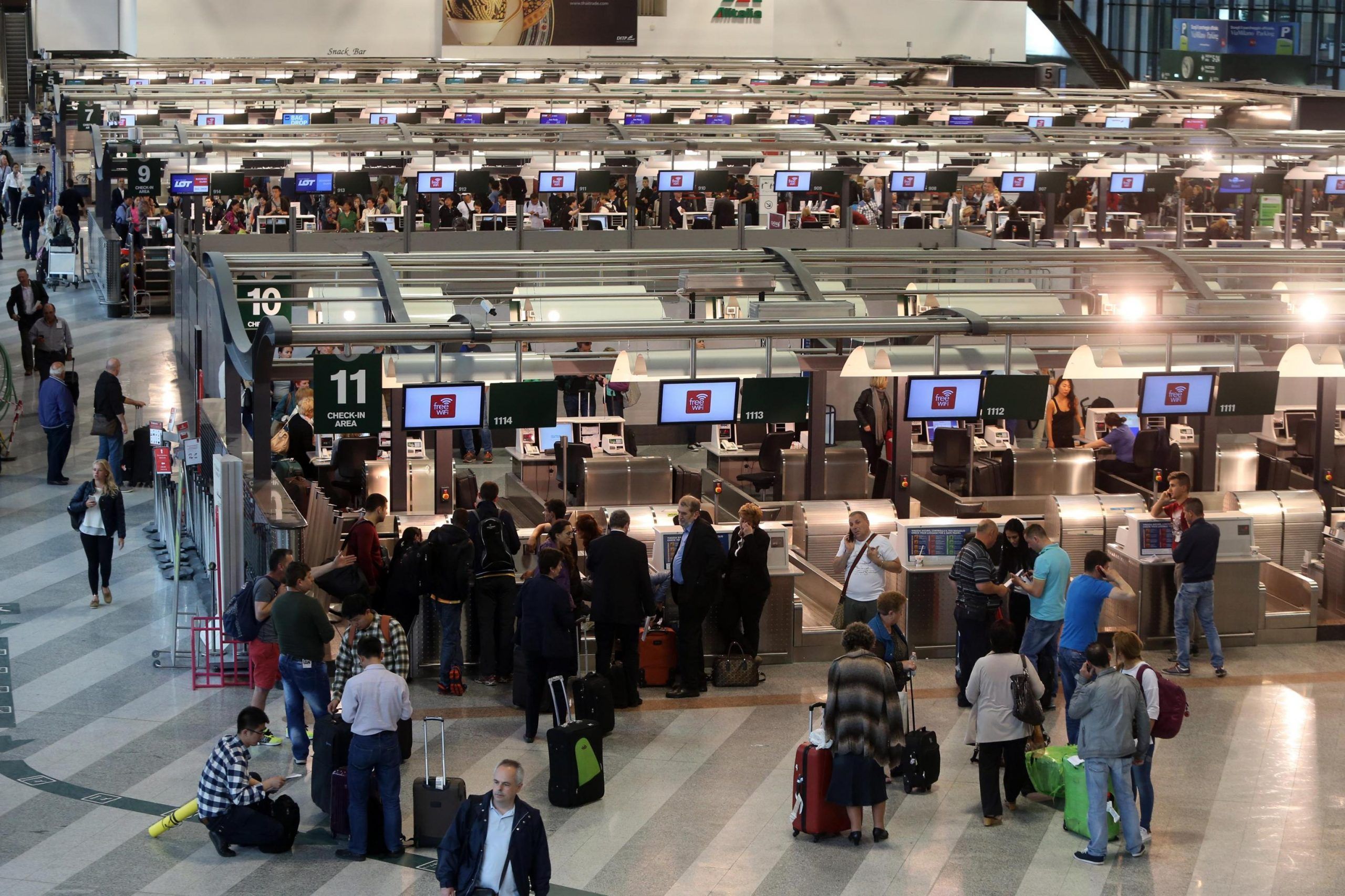 Linate e Malpensa, sciopero degli addetti ai bagagli negli aeroporti