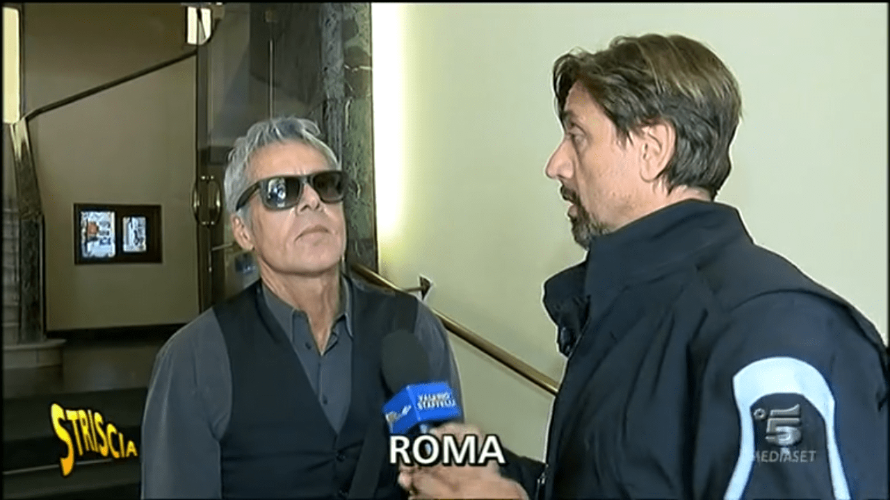 Valerio Staffelli e Claudio Baglioni a Striscia la notizia