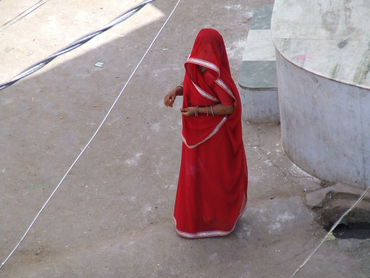 donna in sari