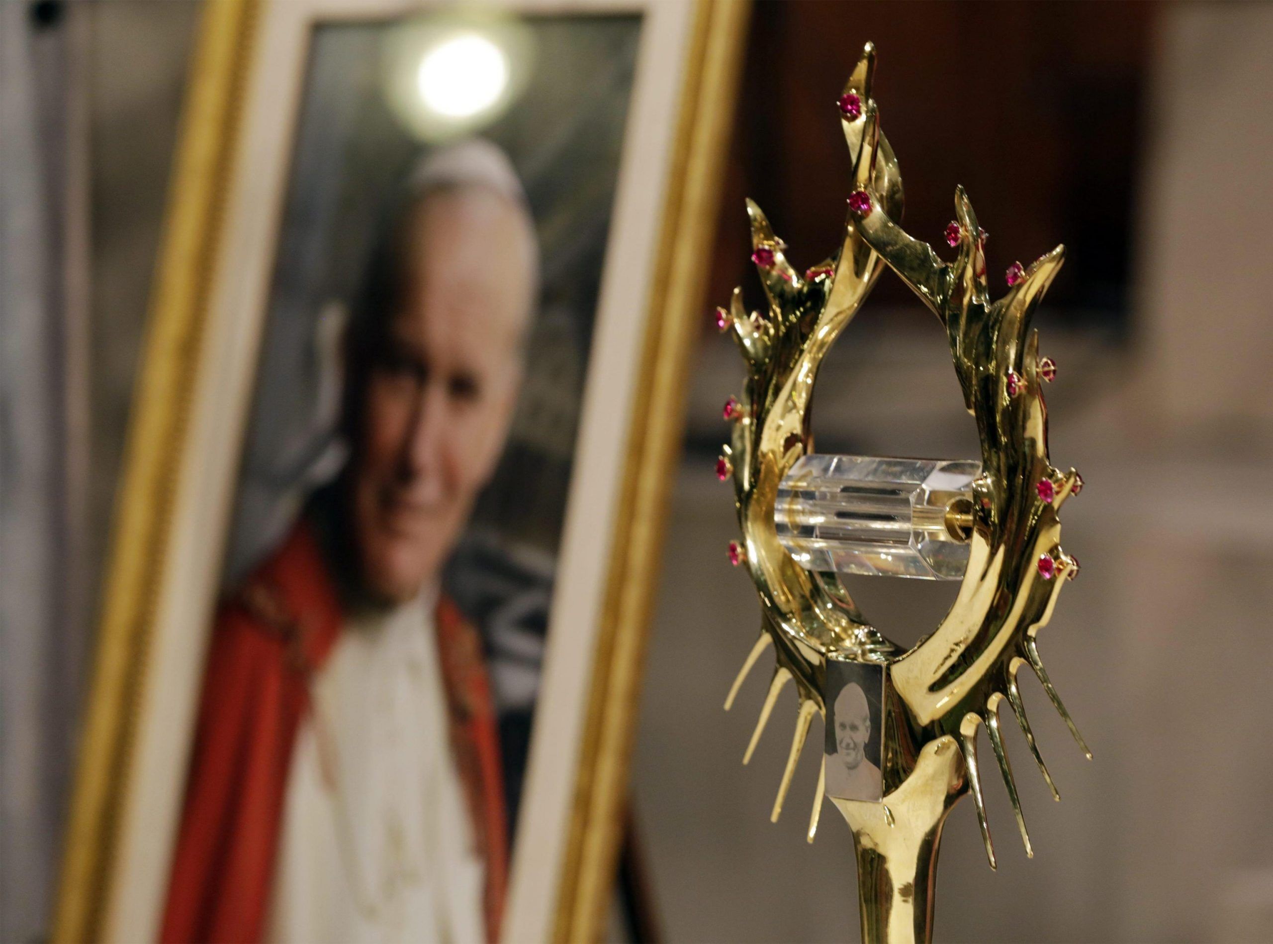 St. John Paul II's Blood on display