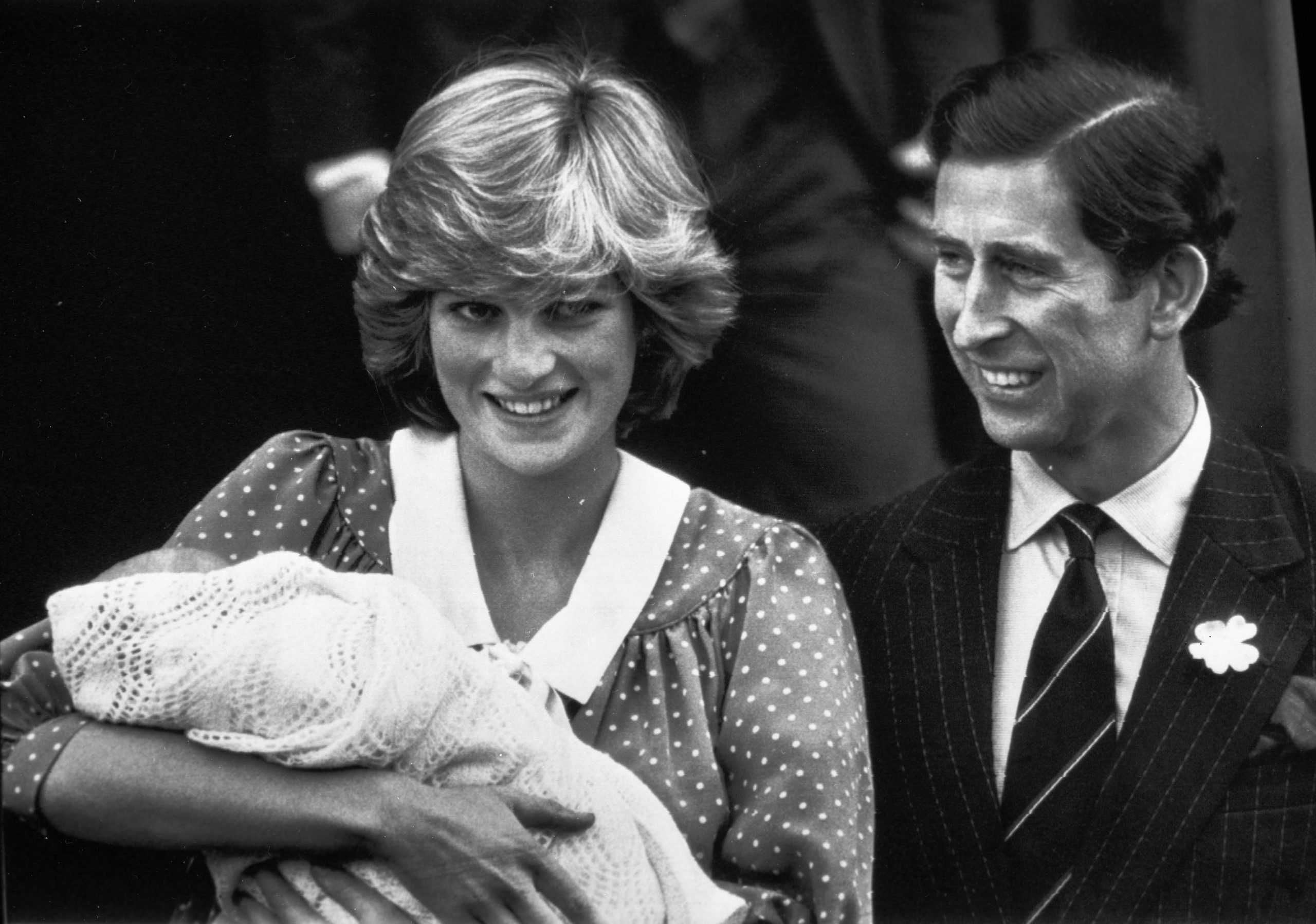 Carlo e Diana con William