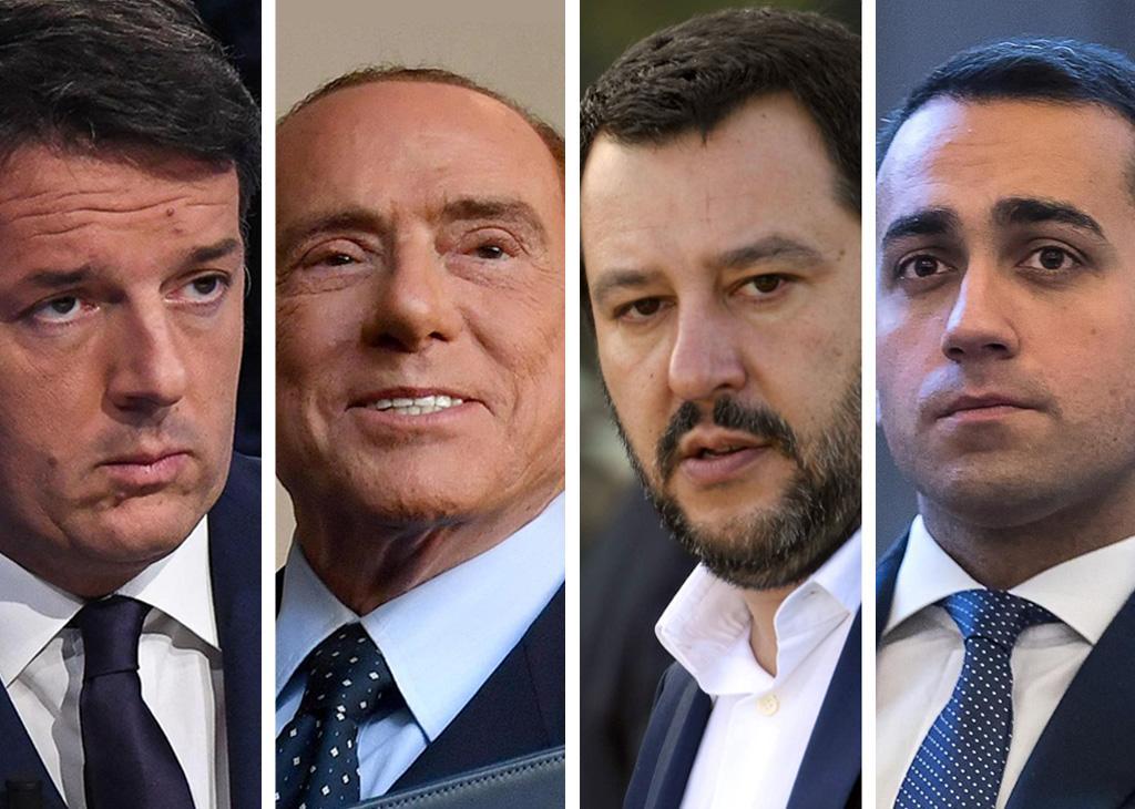 Promesse elettorali elezioni 2018: Renzi, Berlusconi, Salvini e Di Maio