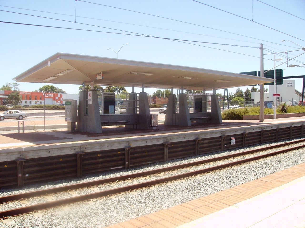 La stazione dove l'italiana è stata accoltellata a Perth