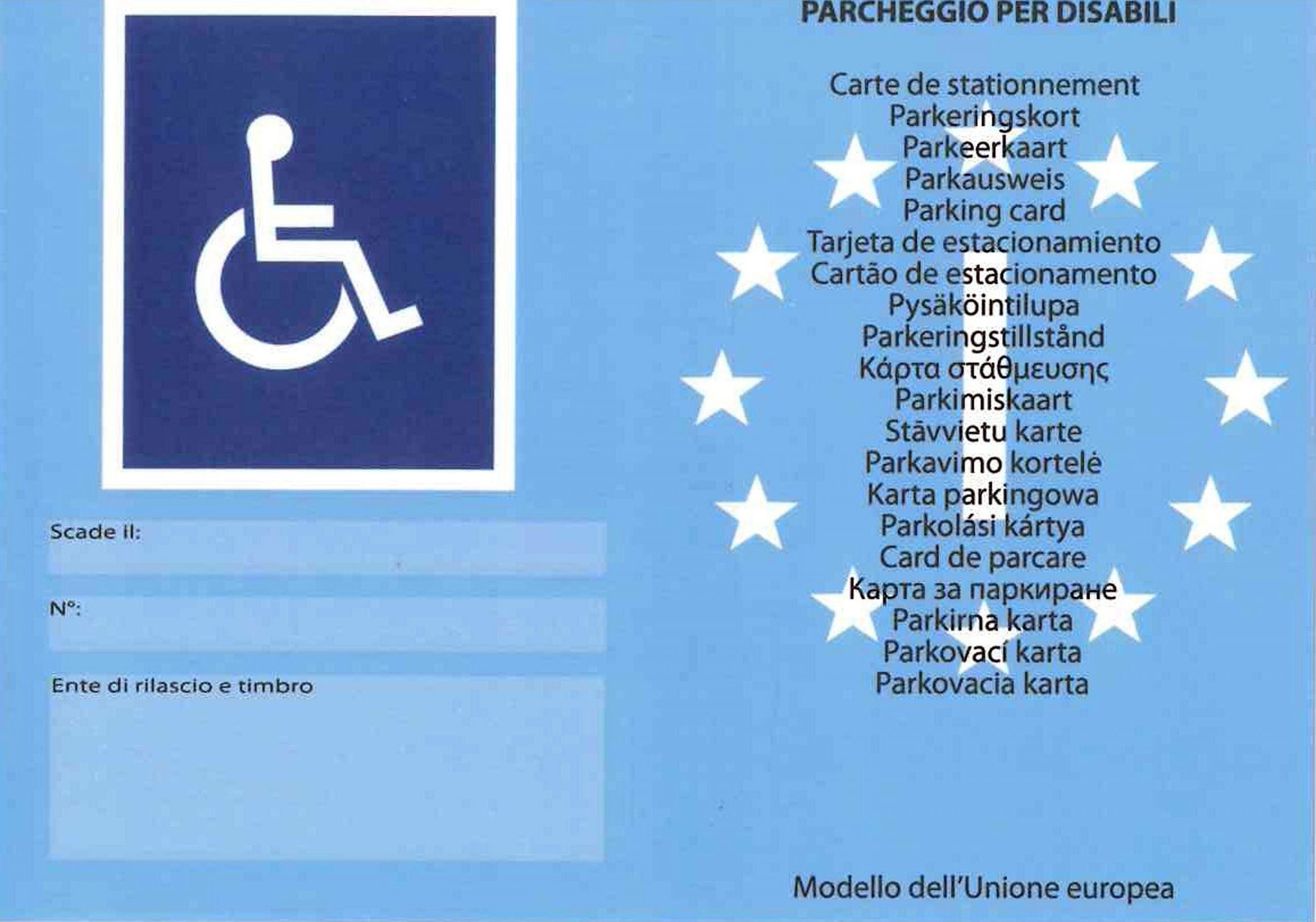 Legge 104, quando si può chiedere il contrassegno disabili auto