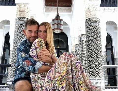 filippa lagerback e daniele bossari in viaggio di nozze