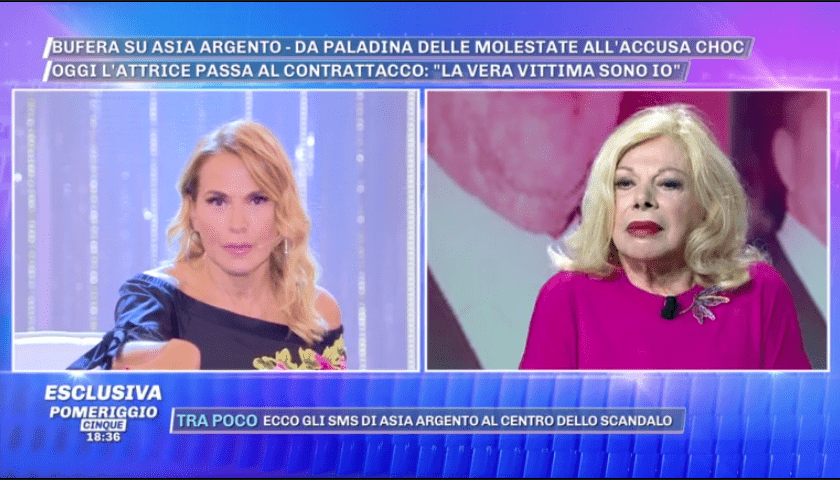 Barbara D'Urso, gaffe a Pomeriggio Cinque