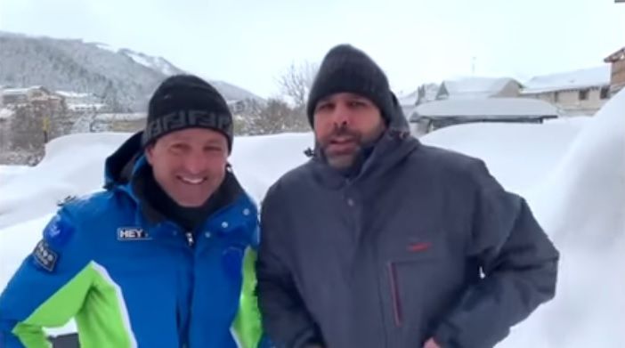 Checco Zalone bloccato sulla neve a Roccaraso: ‘Non verrò mai più, andate a fan****’
