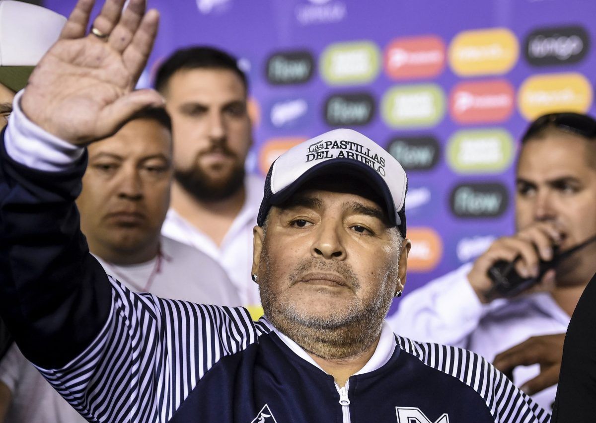 Diego Armando Maradona nel 2020