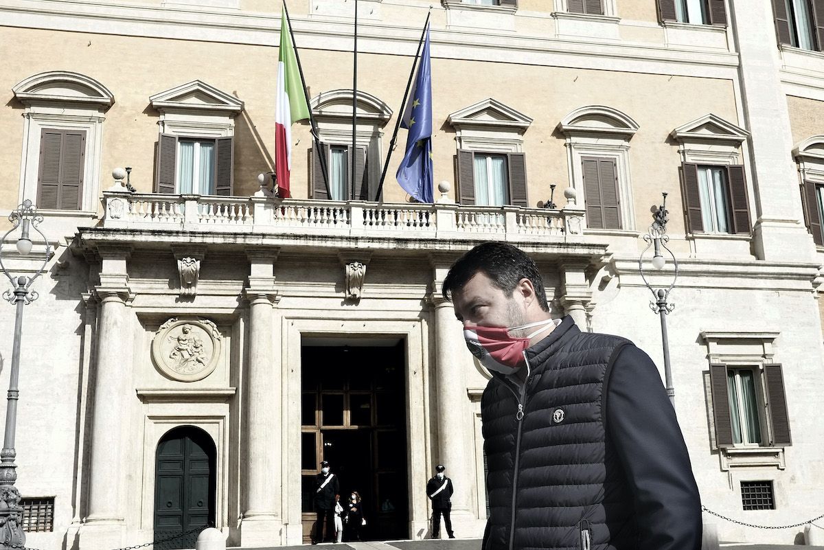 Matteo Salvini Camera dei Deputati Roma