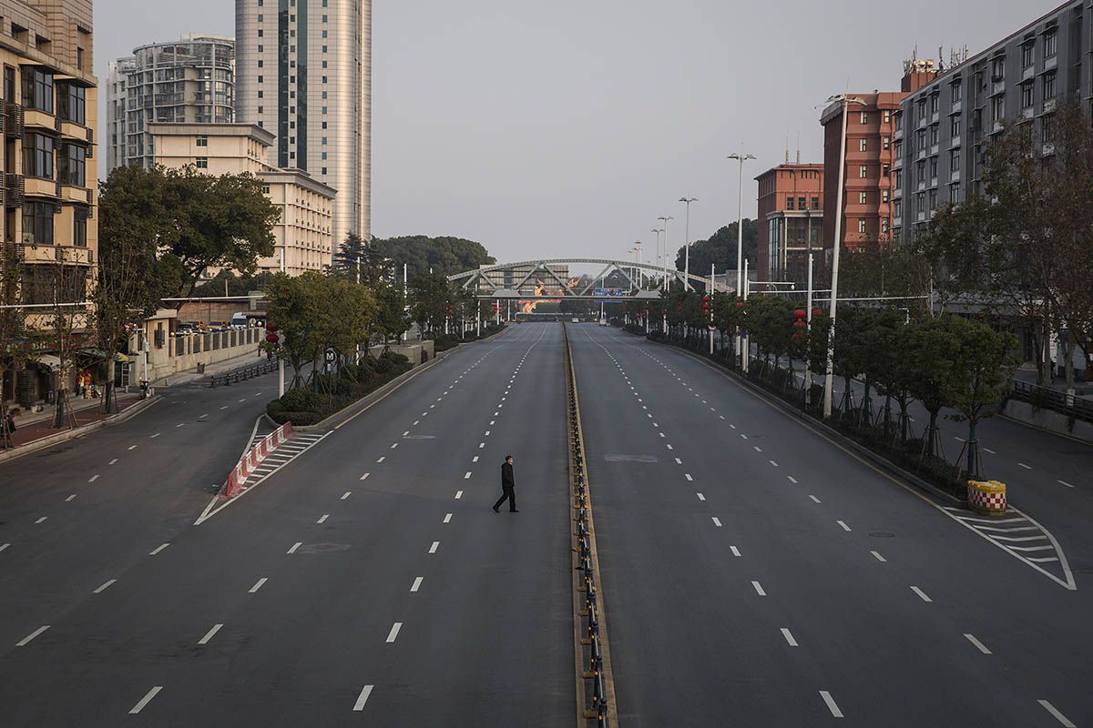 Wuhan durante il lockdown